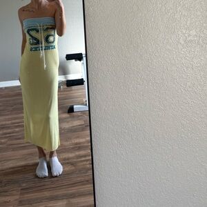 Urban Outfitters Yellow and Blue Top